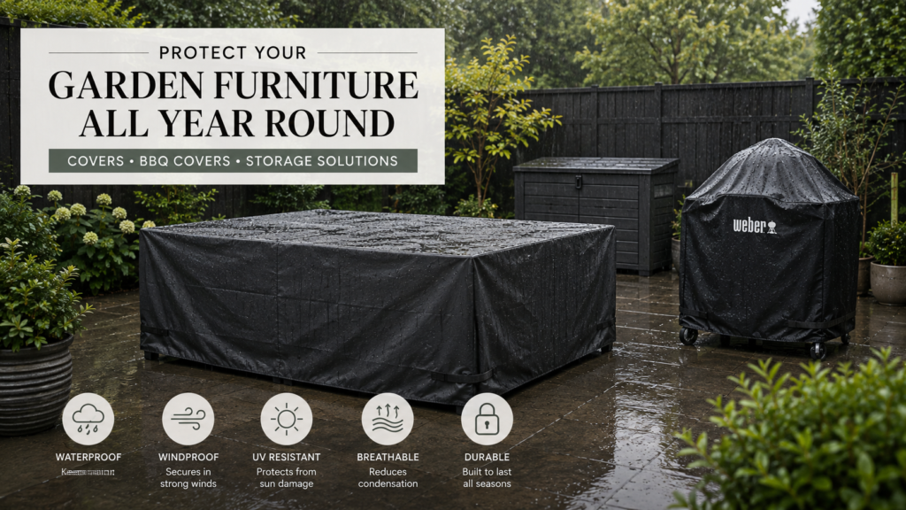 garden furniture covers and bbq covers and storage solution